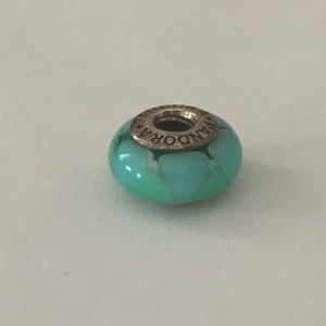 Pandora Glass Charm - Blue/Green